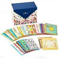 Assorted All-Occasion Cards in Polka Dot Organizer Box, Box of 24